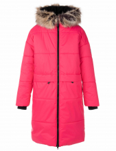 Пальто для девочек LOLA K23459 (00187 (малиновый)) Пальто для девочек LOLA K23459 (00187 (малиновый))