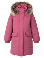 Пальто для девочек LENNA K22433 (06010 (брусничный)) Пальто для девочек LENNA K22433 (06010 (брусничный))