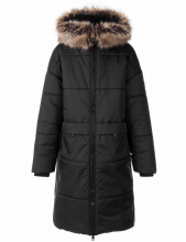Пальто для девочек LOLA K23459 (00042 (черный)) Пальто для девочек LOLA K23459 (00042 (черный))